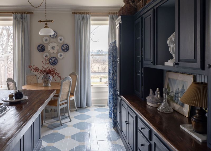Painted Floor Pattern