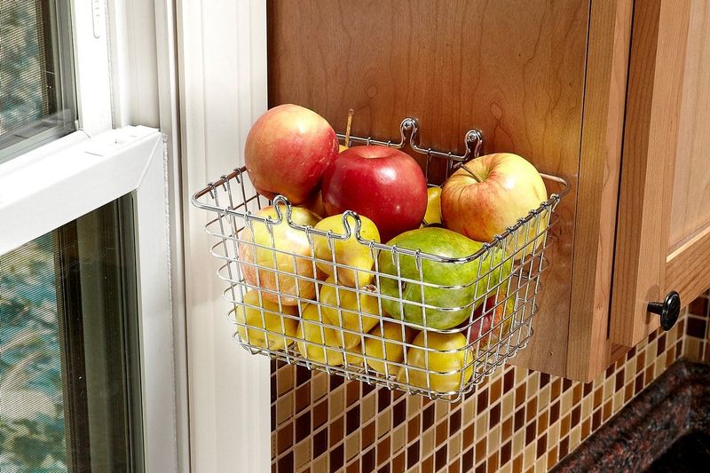 33 Organizing Hacks To Transform Your Home - Decor Hint Hanging Produce Baskets
