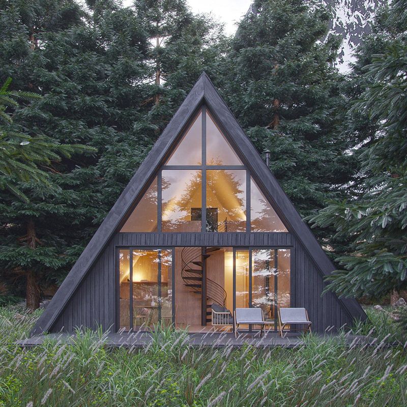 Eco-Friendly Green A-Frame