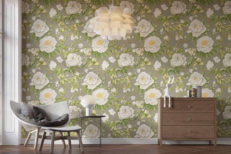 Wallpaper With Traditional Prints