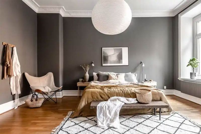 34 Best Bedroom Colour Ideas To Instantly Transform Your Home In 2025 - Decor Hint Slate Gray Tranquility