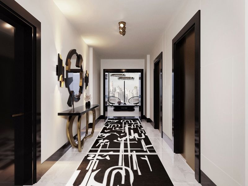 Bold Rug Ideas Drawn From California's Eclectic Interiors - Decor Hint Bold Black And White Statements