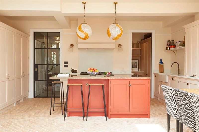 7 Kitchen Colors Designers Say You Should Try In McDonough Homes And 4 More Gorgeous Picks For Southern Charm - Decor Hint Soft Peach