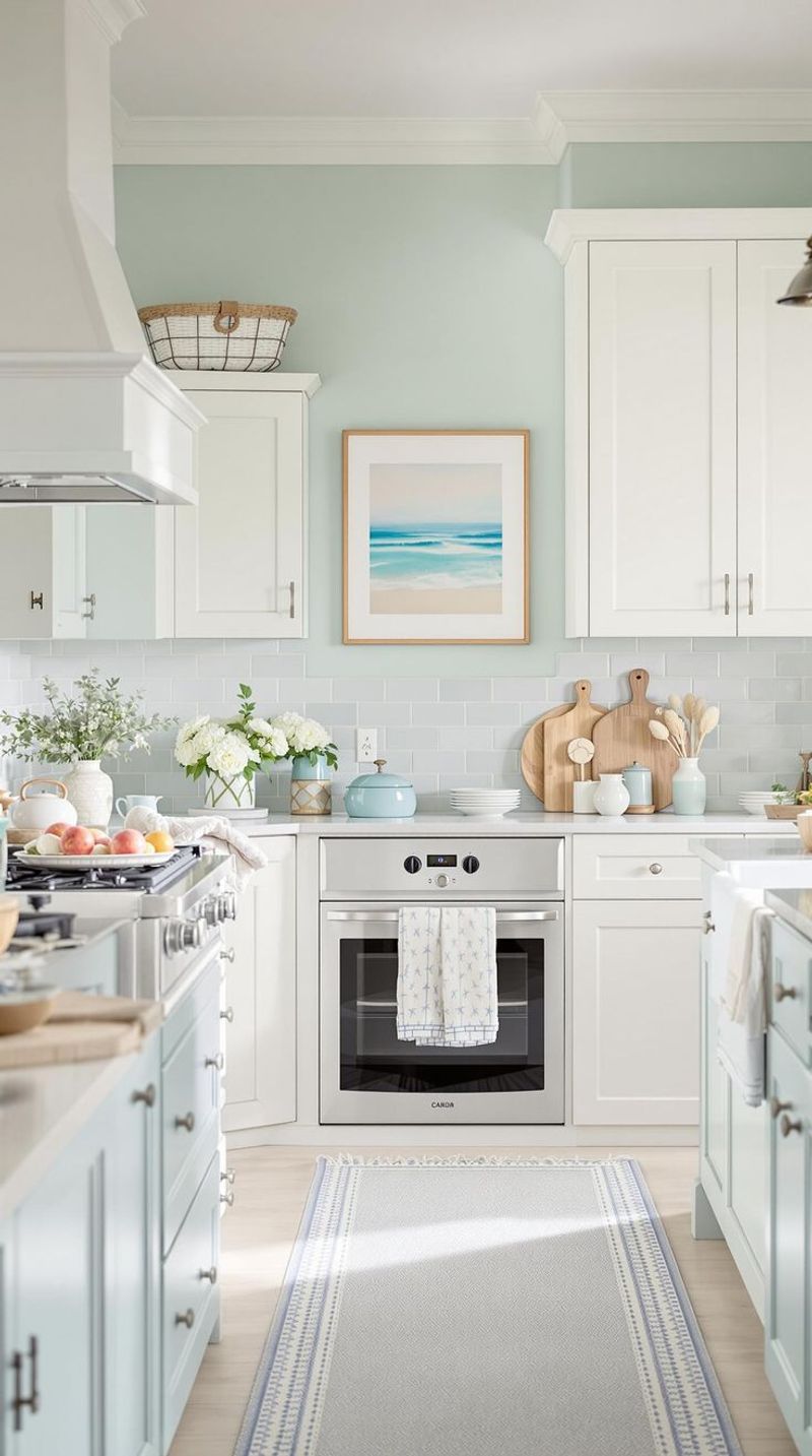 11 Kitchen Styles Falling Out Of Favor In Florida (And 11 That Are Here To Stay) - Decor Hint Soft coastal color palettes