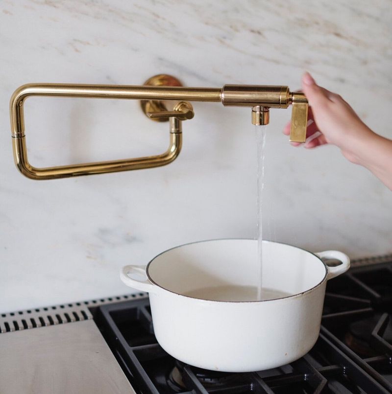 Pot filler faucets rarely used