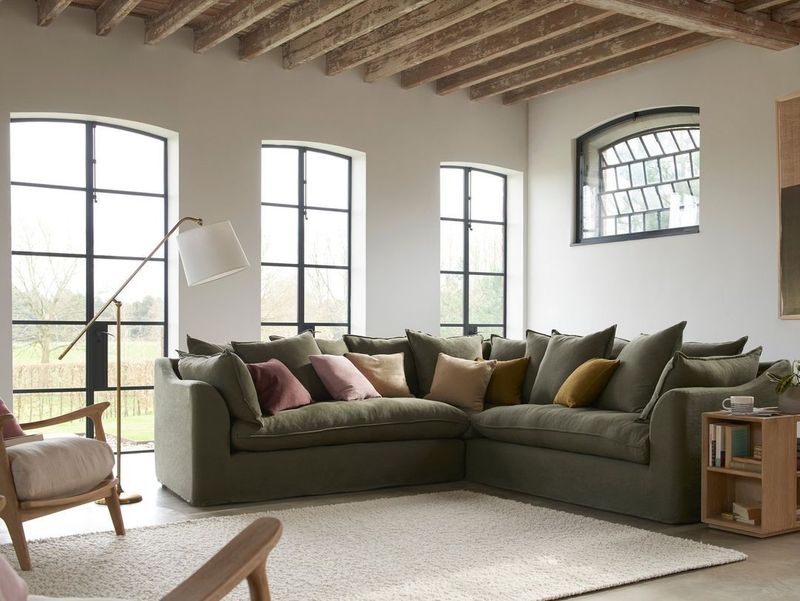8 Couch Colors Making Arizona Living Rooms Look Stuck In The Past, And 9 Fresh Picks Designers Love - Decor Hint Forest Green: The Cabin Fever Culprit