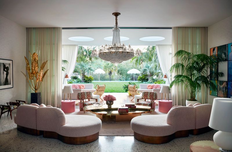 Give Your LA Living Room A Modern Edge Swap Outdated Sofa Colors For These 16 Fresh New Shades - Decor Hint Smoky Lilac
