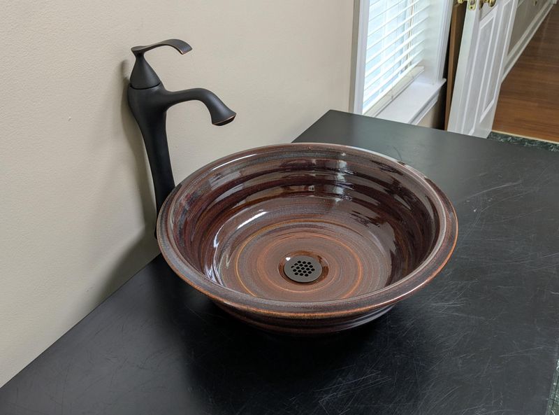 Oklahoma Weekend DIY Wins: Fun Projects To Boost Your Home's Wow Factor - Decor Hint Red Dirt Pottery Bathroom Sink