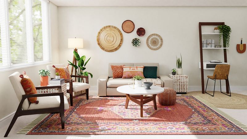 18 Reasons Your Living Room Feels Smaller Than It Is, According To Designers - Decor Hint Improper Rug Size