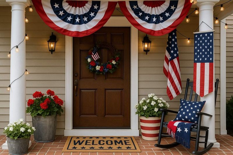15 Creative Decor Ideas To Transform Your Home For The Fourth Of July - Decor Hint Patriotic Porch Displays