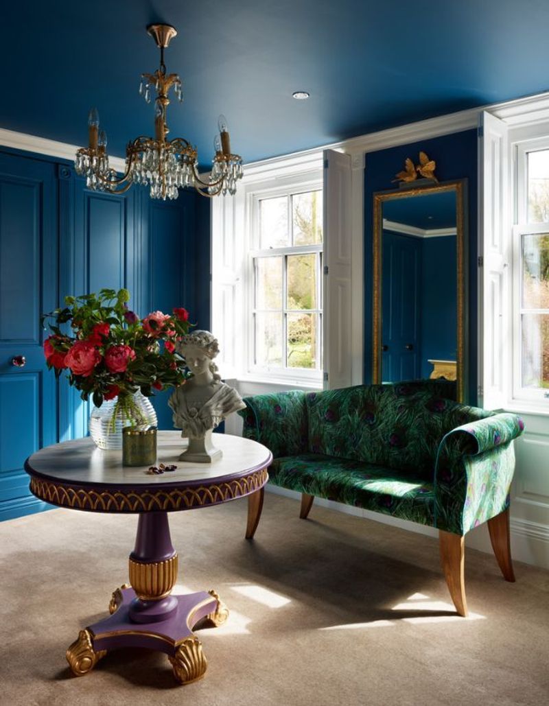 11 Interiors That Make A Case For The Blue & Green Color Combo - Decor Hint Peacock Dining Chairs