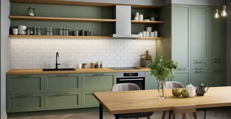 6 Kitchen Colors Losing Popularity In Lebanon And 6 That Still Feel Fresh - Decor Hint Still Fresh: Olive Green