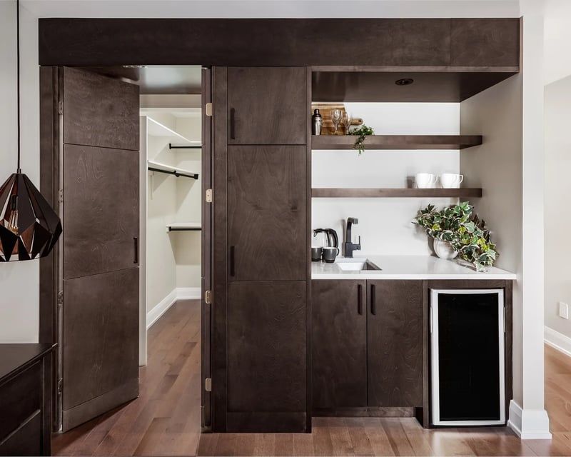 Hidden Walk-In Pantries