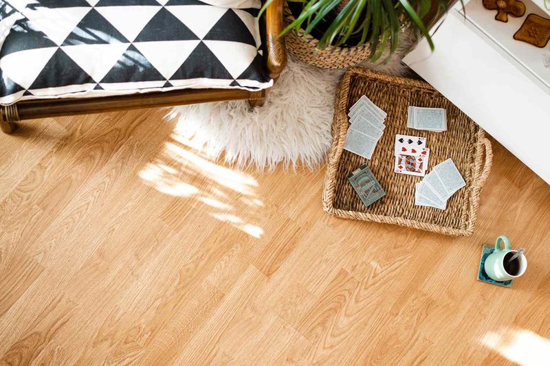 Faux Wood Floors (No)