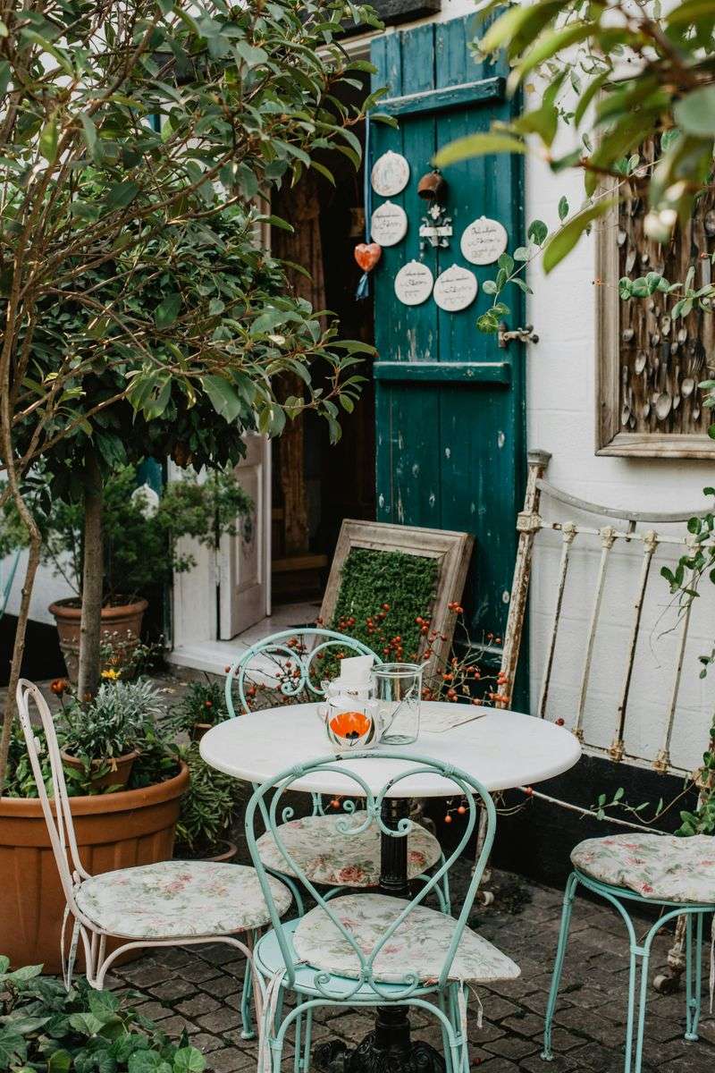 Cluttered Patio Furniture