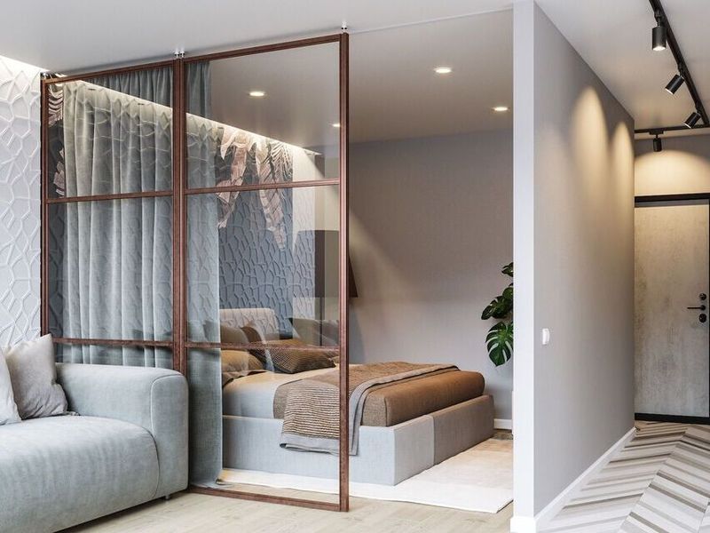 Sliding Door Partition Plan