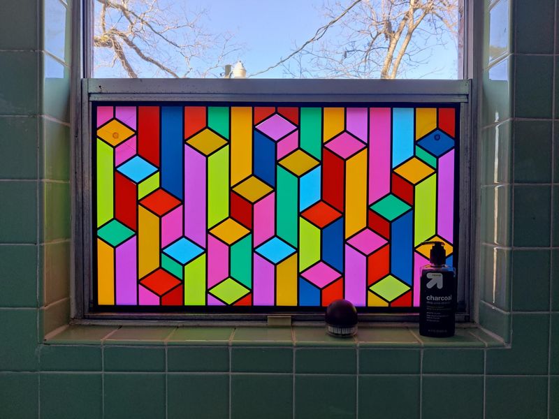 30 Smart Home Decorating Ideas That Cost Almost Nothing - Decor Hint Faux Stained Glass Windows