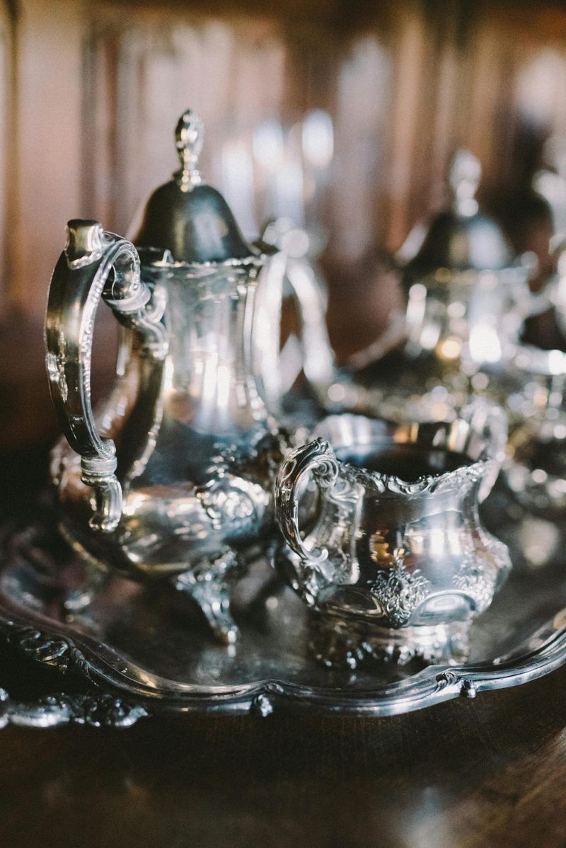 Ornate Silver Tea Services 