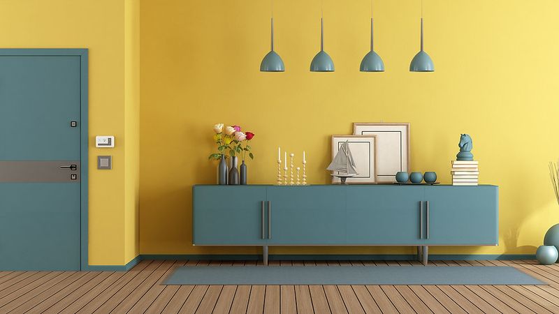 17 Colors To Never Pair With Blue, According To Interior Designers - Decor Hint Mustard Yellow