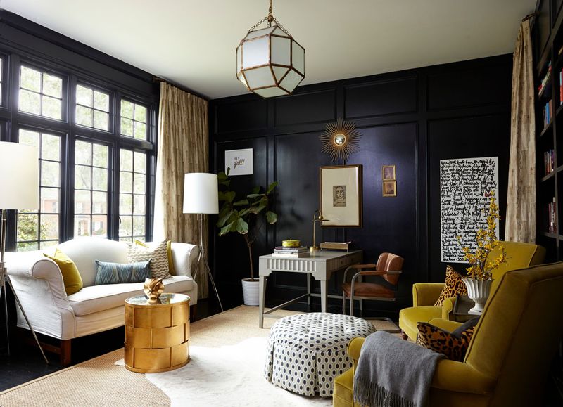 18 Reasons Your Living Room Feels Smaller Than It Is, According To Designers - Decor Hint Dark Paint Colors