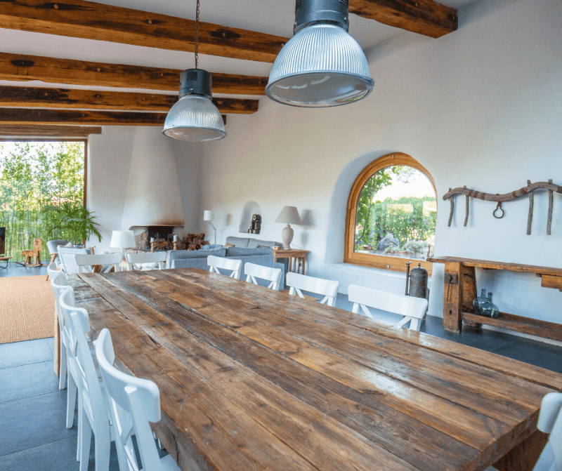 Distressed Farmhouse Tables