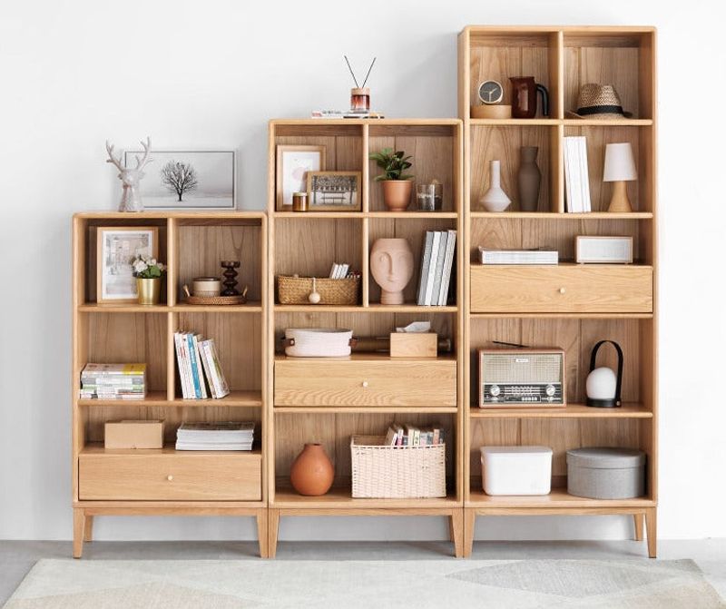 Avoid These 9 Furniture Mistakes Say Designers Here's What To Buy Instead - Decor Hint Cheap Particleboard Bookcases → Invest in Solid Wood Shelving