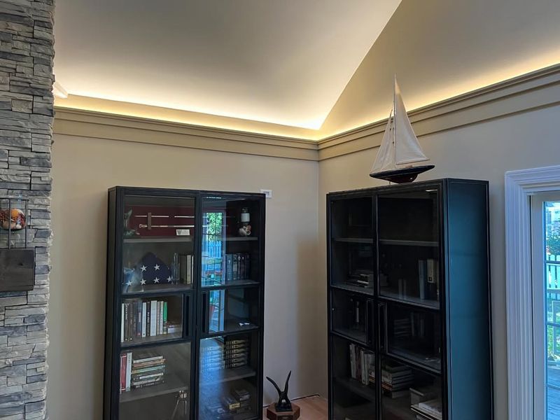 13 Best Lighting Upgrades For Pennsylvania Historic Homes - Decor Hint Hidden LED Cove Lighting