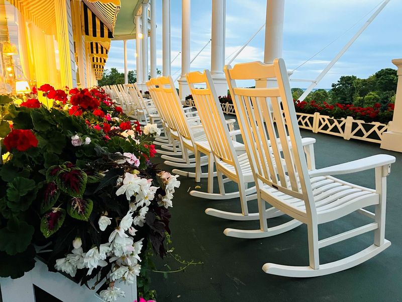 Vintage Furniture Pieces That Show Michigan's Timeless Styles - Decor Hint Mackinac Island Porch Rockers