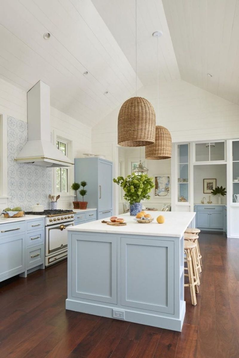 Ready For A Change 20 Kitchen Shades That Outshine Green Next Year - Decor Hint Misty Blue