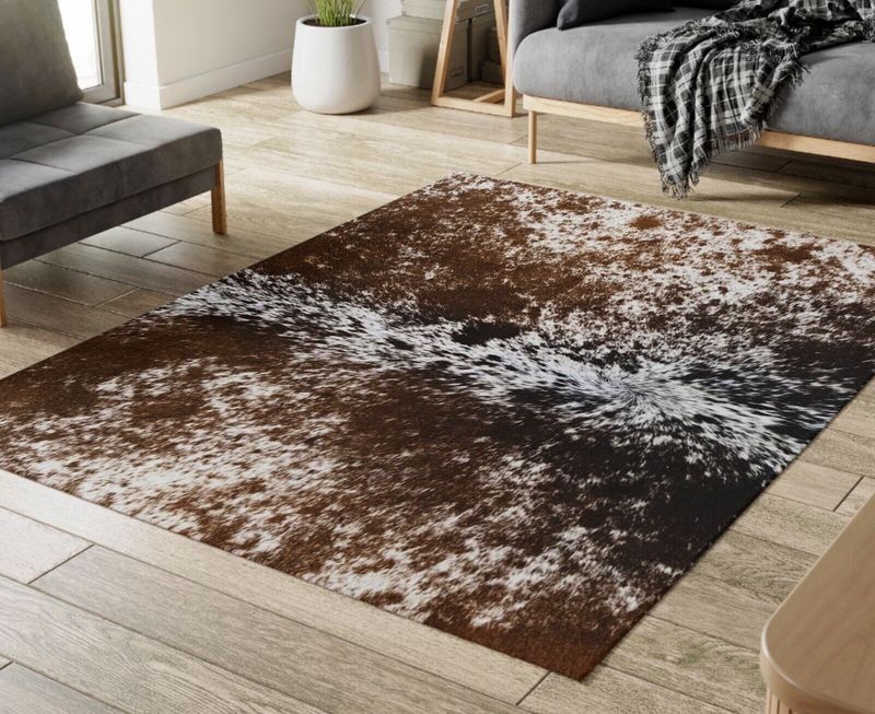 13 Desert-Inspired Decor Elements Found In Arizona Living Rooms - Decor Hint Cowhide Rugs or Accents