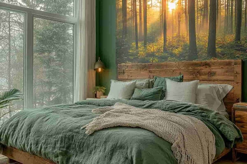 17 Colors Interior Designers Always Tell Clients To Use In A Bedroom - Decor Hint Forest Green