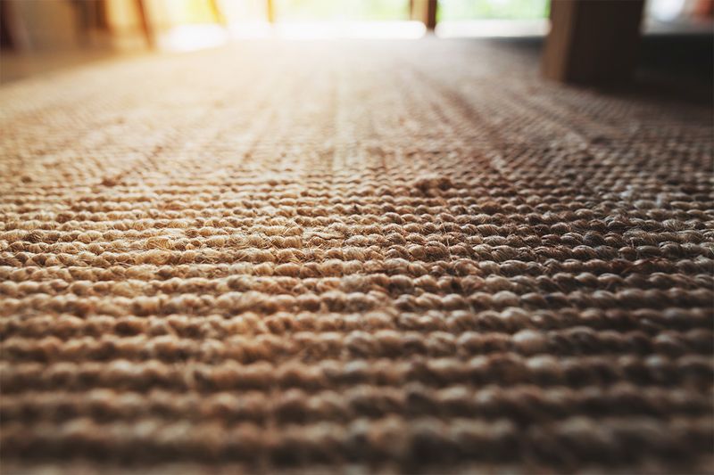 Outdated Carpeting With Stains or Wear Patterns