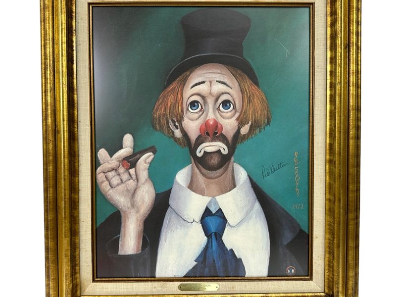 Boost Your Home Decor with These 5 Indiana Collectibles - Plus 3 More Worth More Soon - Decor Hint Red Skelton Clown Paintings