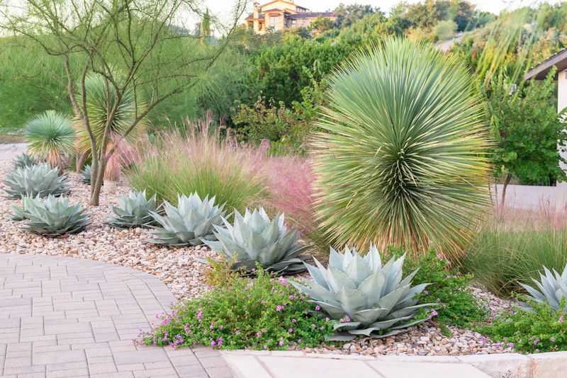 9 Solid Desert-Friendly Ideas - And 6 That Take Arizona Exteriors Even Further - Decor Hint Gravel And Rock Ground Covers