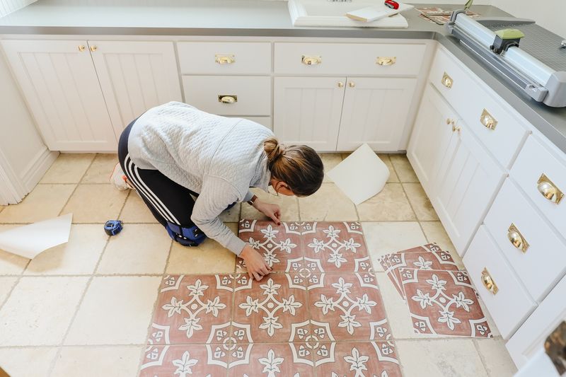 Install Peel-and-Stick Floor Tiles