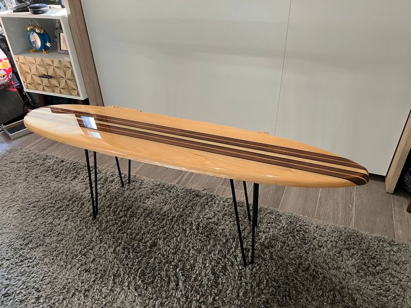 Florida Coastal Furniture Ideas To Bring The Beach Home - Decor Hint Surfboard Coffee Tables