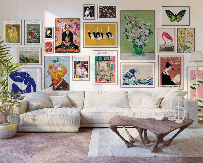 12 Polarizing Home Trends Designers Secretly Love - Decor Hint Eclectic Gallery Walls
