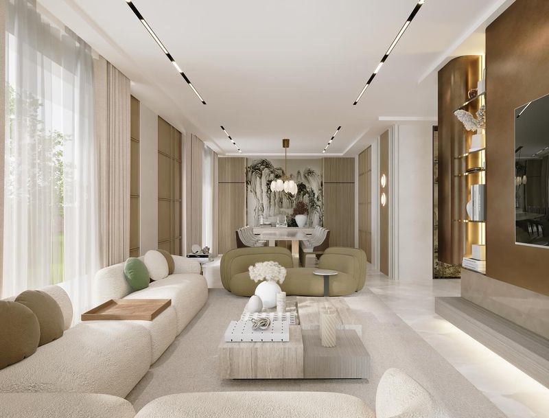20 Modern Living Room Ideas That Feel At The Cutting Edge Of Design, Yet Still Soft And Inviting - Decor Hint Layered Lighting Creates Atmosphere