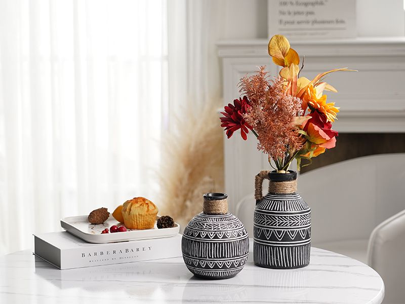 Patterned Ceramic Vases