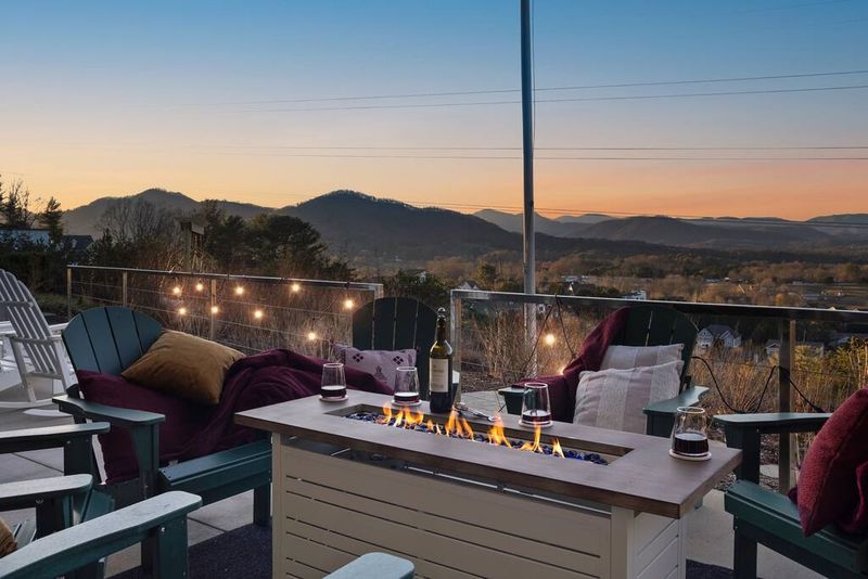 9 Cozy Patios That Define Everyday Life In Asheville - Decor Hint Micro Fire Pit Gatherings