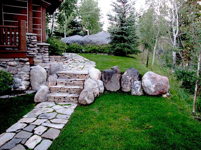 Front-Yard Charm: 9 Curb Appeal Ideas Straight From Wyoming Properties - Decor Hint Boulder Landscaping Features
