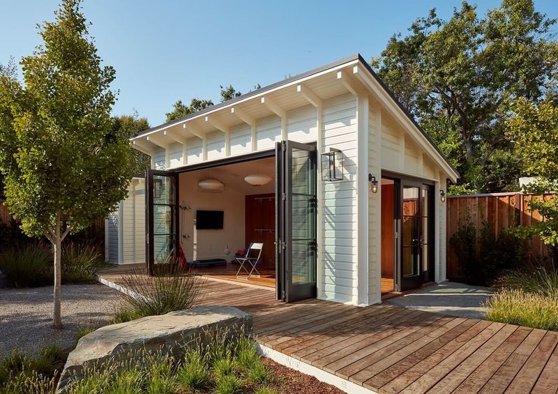 14 Clever Storage Tricks For Cleaning Up Your Backyard - Decor Hint Storage Sheds With Multiple Uses