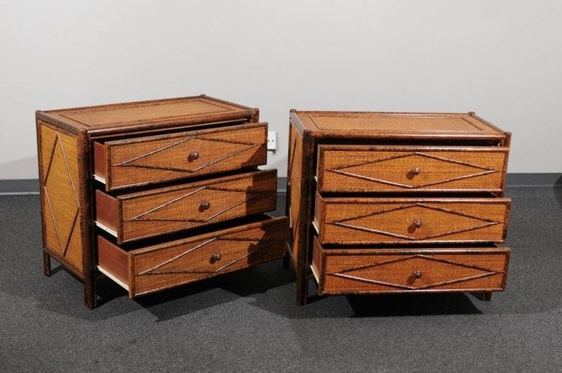 Timeless Vintage Finds That Show Georgia Furniture Trends Are Here To Stay - Decor Hint Vintage Tortoiseshell Bamboo Chests