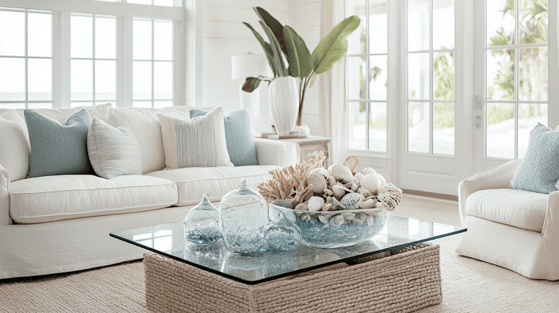 Shell And Coral Decorative Pieces