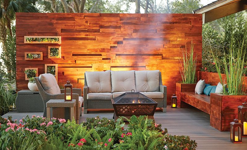 18 DIY Outdoor Decor Ideas That Look Way More Expensive Than They Are - Decor Hint Fence Panels Turned into Privacy Screens