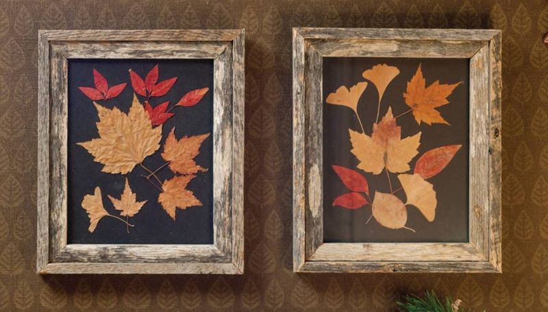 12 Cozy Decor Ideas Inspired By Vermont Cabin Homes - Decor Hint Pressed Botanical Artwork