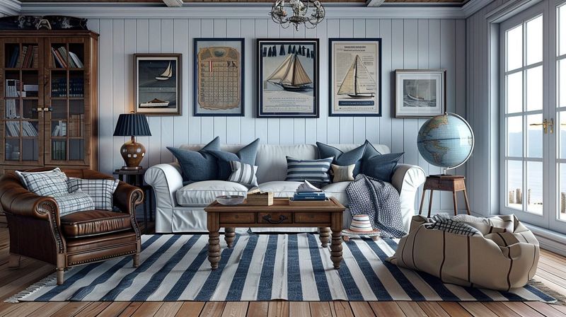 10 Fresh Coastal Decorating Ideas From California Interiors - Decor Hint Rope And Nautical Details