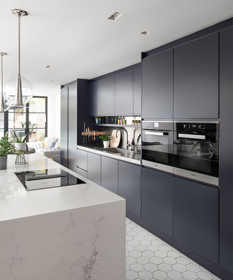 Designers Say These 34 Kitchen Features Are Always A Bad Idea - Decor Hint Shiny High-Gloss Cabinetry (Hard to Maintain)