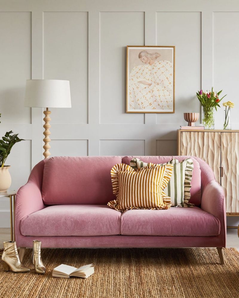 Dallas Designers Reveal 13 Sofa Colors That Are No Longer In Style - Decor Hint Dusty Rose Drop