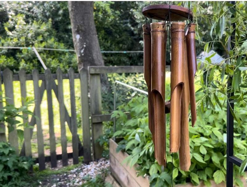 These 20 Garden Decor Ideas Are The Little Details That Will Make The Biggest Difference In Your Outdoor Space - Decor Hint Wind Chimes in Varying Tones